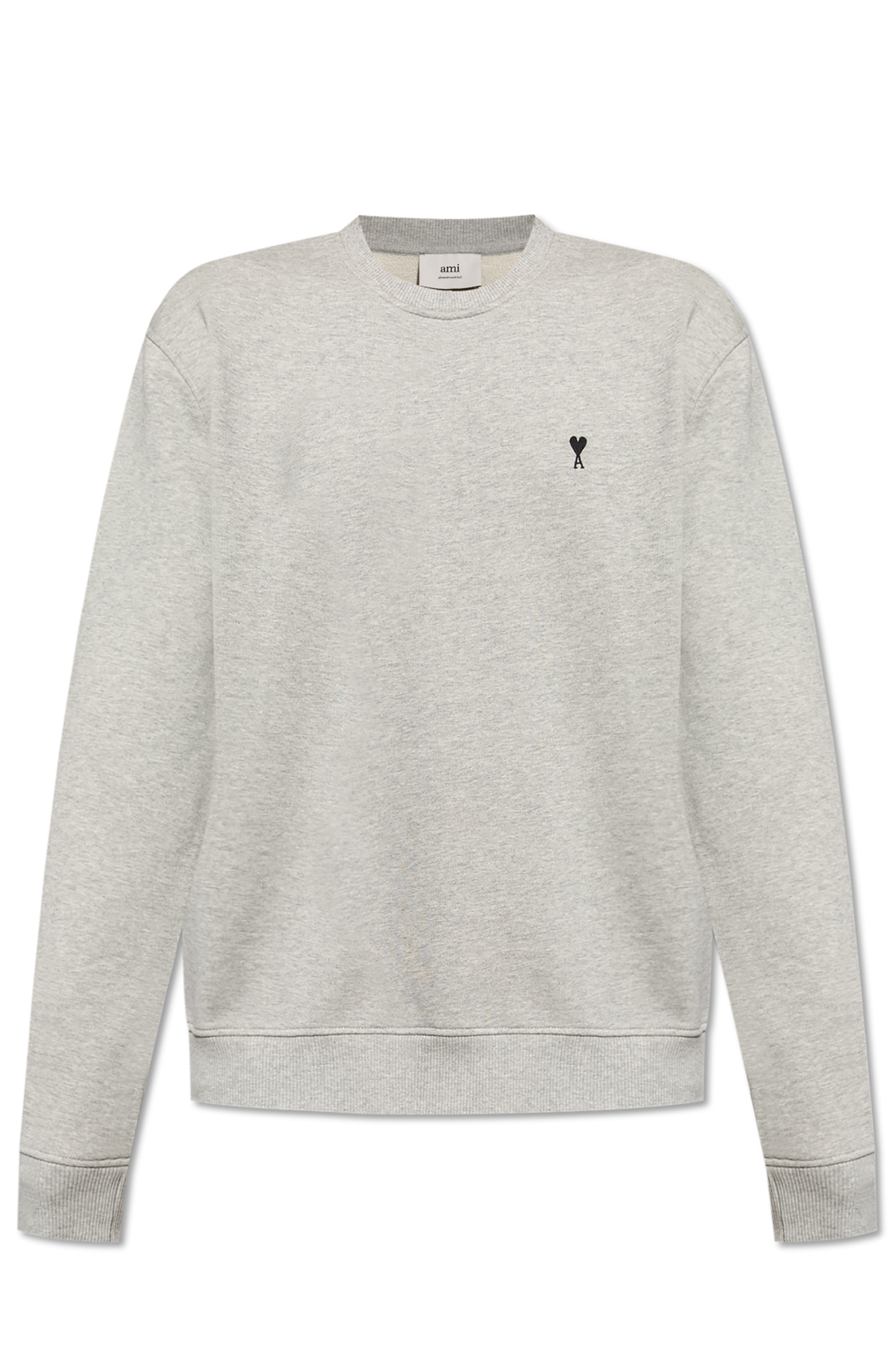【AMI】 Alexandre Mattiussi Sweatshirts Cream ★人気 Grey Sweatshirt with logo Ami Alexandre Mattiussi - Vitkac